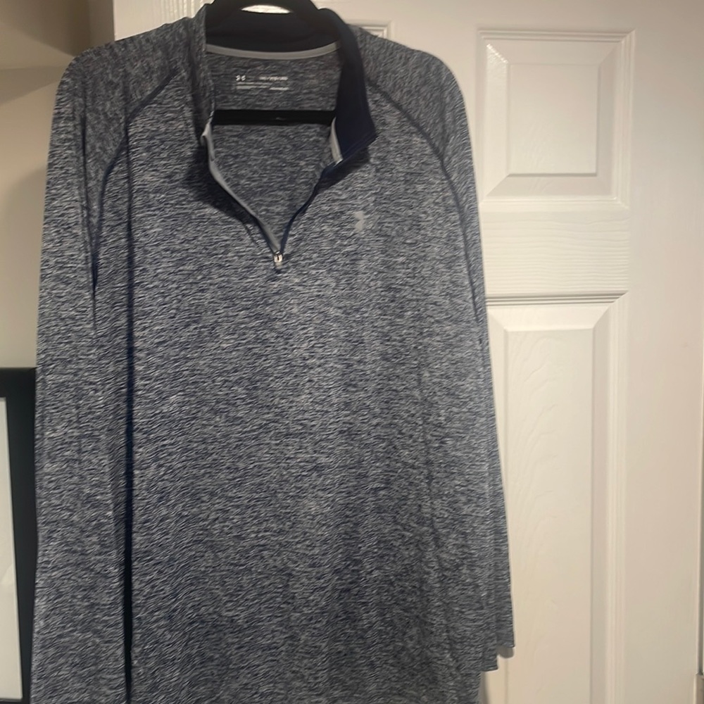 Mens 2XL, Under Armour Heatgear quarter zip